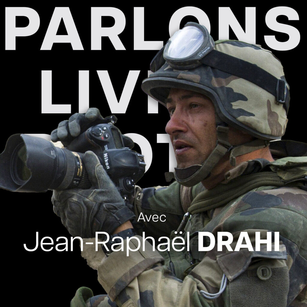 Jean-Raphaël Drahi, la guerre en images - Parlons livres photos - Production podcast interview
